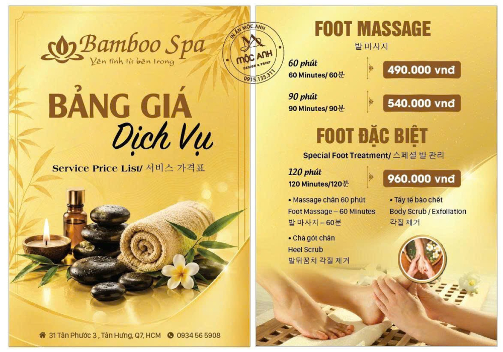 BẢNG GIÁ 1